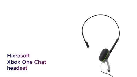 Microsoft Xbox One Chat Headset Black Product Overview Currys Pc