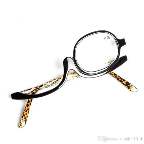 rotating magnify eye makeup glasses reading glasses flipup glasses women cosmetic general 1 0 1