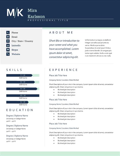 So these free word resume templates are well organized with layer object. 50+ Free MS Word Resume & CV Templates to Download in 2021