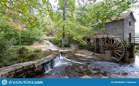 Historic Picturesque Peaceful And Idyllic Grist Mill In Stone
