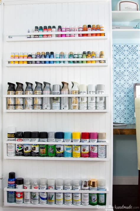 Diy Paint Storage Shelves Office And Craft Room Makeover Week 4 A