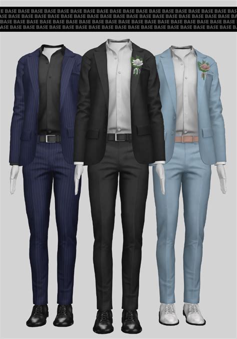 The Sims2 Wedding Collection Man Formal Set And Top Only Bottom Only