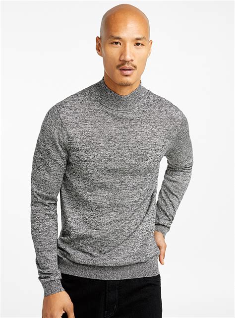 Mock Neck Sweater Le 31 Shop Mens Turtleneck Sweaters Online Simons