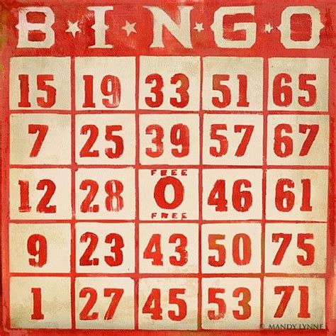 Vintage Bingo 8x8 Art Print Etsy In 2021 Bingo Bingo Cards Free
