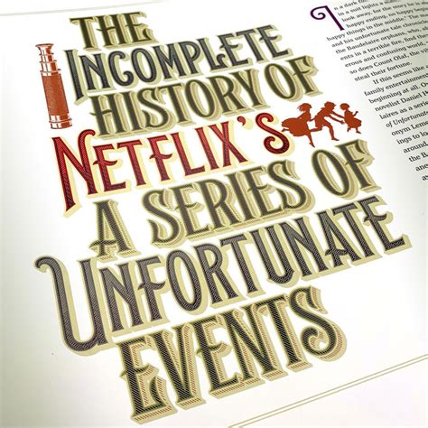 Looking For Fonts In Netflixs A Series Of Unfortunate