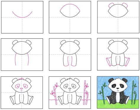 How To Draw A Panda Bear · Art Projects For Kids Kids