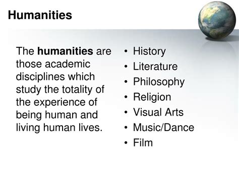 Ppt What Is Humanities Powerpoint Presentation Free Download Id