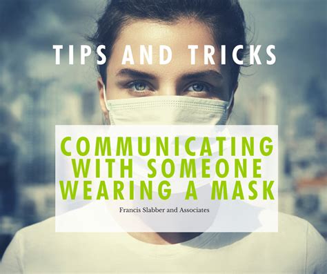 Communicating With Someone Wearing A Mask The Hearing Clinic