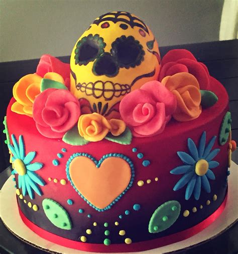 Costume parties are hosted for friends and family, with the colors of the mexican flag (red, white, and discover the beginnings of cinco de mayo and expand your appreciation of our southern neighbors. Just finished a sugar skull cake | Sugar skull cakes ...