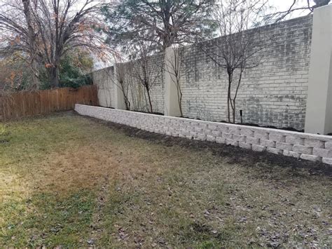 Pavestone Retaining Wall Jcl Landscape Service Dallas