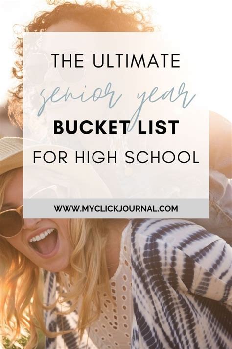 Senior Year Bucket List In 2021 High School Bucket List Senior Year