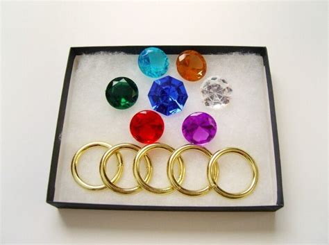 7 Chaos Emeralds And 5 Power Rings Sonic The Hedgehog