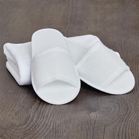 Mitre Essentials Slipperlite Open Toe Slippers White Hb969 Buy