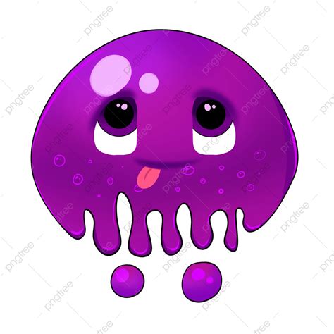 Cute Slime Clipart Png Images Cute Naughty Purple Jelly Slime Slime