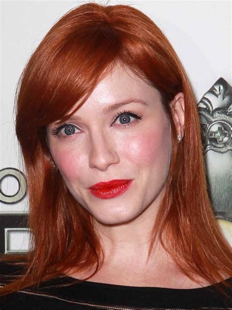 Christina Hendricks Before And After Christina Hendricks Beauty Thin Hair Care