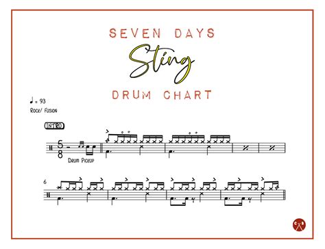 Seven Days Sting Drum Chart — Cypress Bartlett