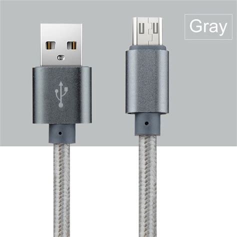 Micro Usb Cable Usb Android Data Cablenylon Braided Data Sync Charging
