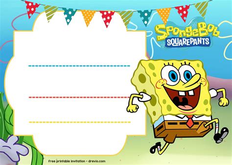 Spongebob Free Printable Invitations Free Printable