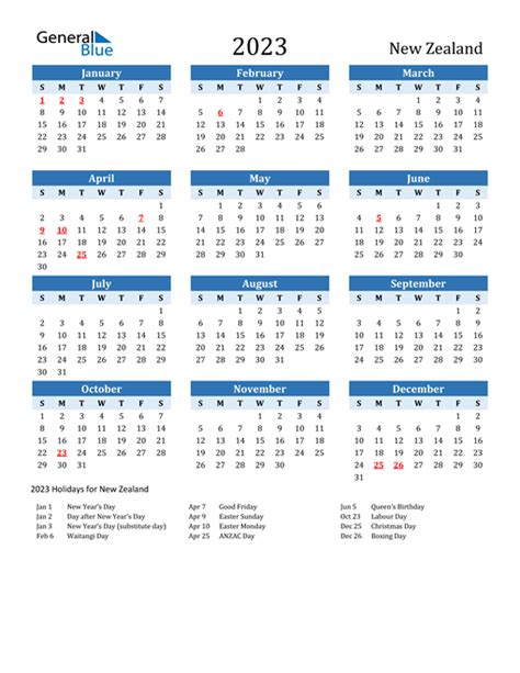 Calendar 2024 Printable With Holidays Nz Calendar 2024 School
