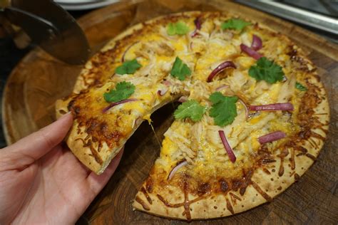 Bbq Chicken Pizza Recipe Datenight At Home Fluent Foodie