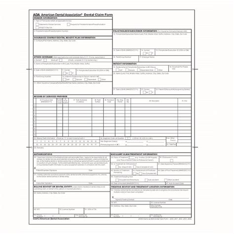 Fillable Ada Claim Form Printable Forms Free Online