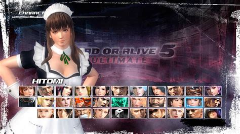 Dead Or Alive 5 Ultimate Hitomi Maid Costume