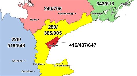 Canada Area Code Map 416 Images And Photos Finder
