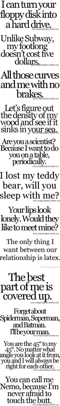 Love Quotes And Sayings For Him Pick Up Lines Funny Funny Pick