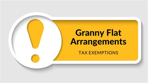 Tax Exemption For ‘granny Flat Arrangements Hcg Development