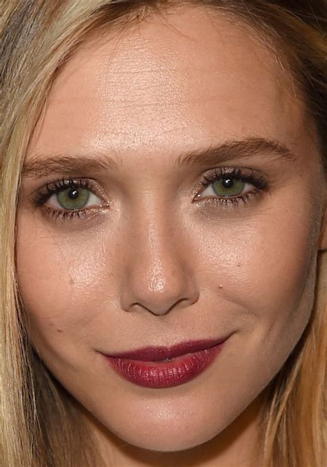 Close Up Of Elizabeth Olsen At The 2015 Instyle And Hollywood Foreign