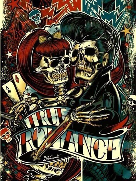 psychobilly ♥♡ art and illustration vector illustrations skulls and bones totenkopf tattoos