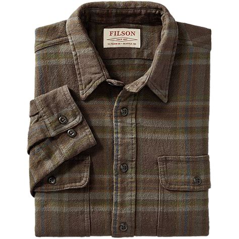 Filson Vintage Flannel Work Shirt Mens