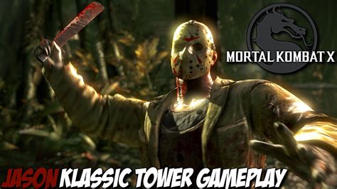 Mortal Kombat X Jason Voorhees Klassic Traditional Tower Gameplay