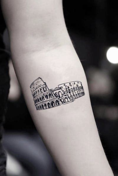 31 Colosal Coliseo Tatuaje Tatuajes 360