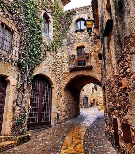 Pals Catalonia Spain Medieval Town Costa Brava Spain Costa Brava