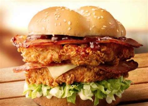 News Kfc Bbq Bacon Stacker Burger Frugal Feeds