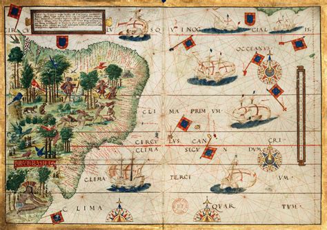 Terra Brasilis Of The Miller Atlas A Portuguese Richly Illustrated