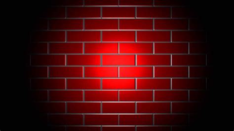 Red Brick Background Cartoon Walls Bricks Architecture Orange
