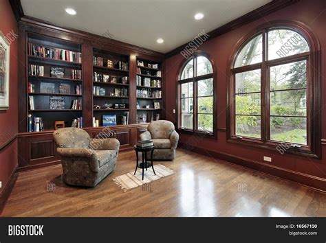 Library Wood Paneling Image And Photo Free Trial Bigstock