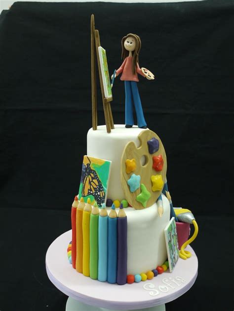 Artist Cake — Birthday Cakes Artist Cake Art Birthday Cake Creative Birthday Cakes