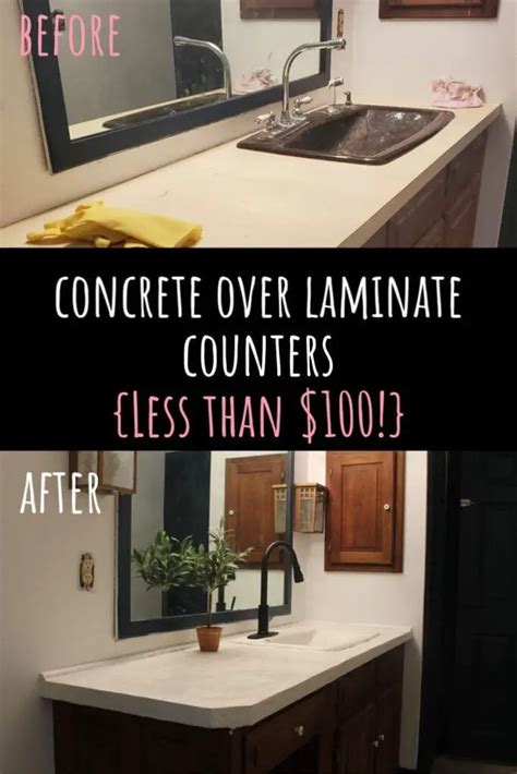 Diy Concrete Over Laminate Counters Ardex Feather Finish Concrete