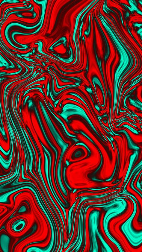 Red And Green Abstract Background