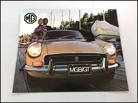 Mg Mgb Gt Mgb Gt Vintage Factory Original Car Sales Brochure