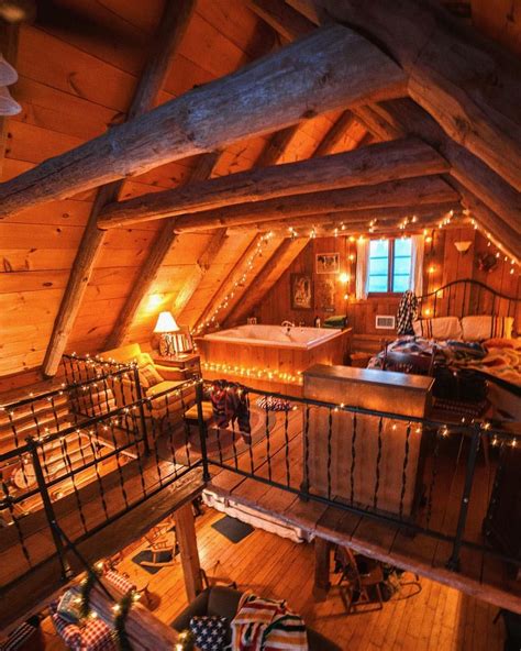 The Loft Bedroom Area Cabin In Wisconsin Log Cabin Ideas Small Log Cabin Log Cabin Homes