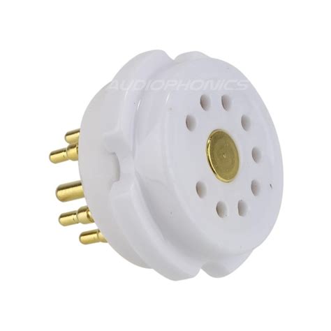 Eizz Ez 1109 Ceramic Tube Socket Gold Plated 9 Pins 12ax7 12au7 12at7