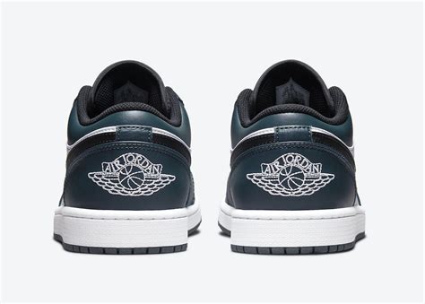 Air Jordan 1 Low Dark Teal 553558 411 Release Date Jordans Shoes