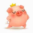 The King Pig - Download Free Vectors, Clipart Graphics & Vector Art