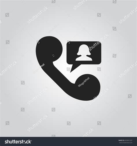 Phone Call Icon Stock Vector Royalty Free 693691237 Shutterstock
