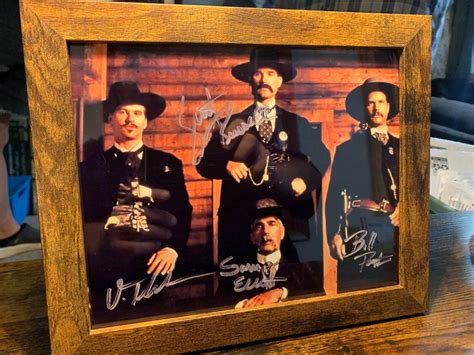 Stephen Lang And Thomas Haden Church Signed Autographed 8x10 Tombstone
