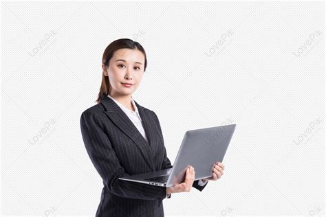 Working Women With Laptop Png Images With Transparent Background Free